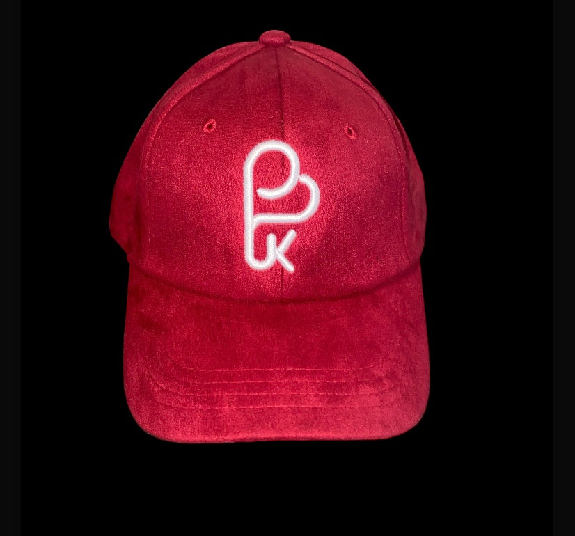 “Professional Kuddler” Logo Suade strapback cap