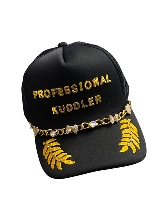 Custom “Professional Kuddler” trucker snap-back