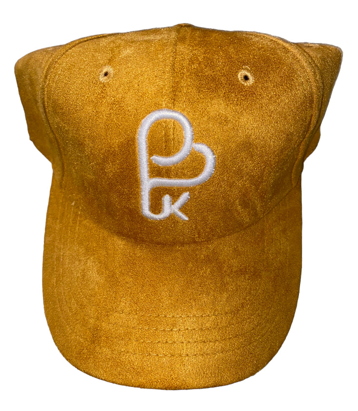 “Professional Kuddler” Logo Suade strapback cap