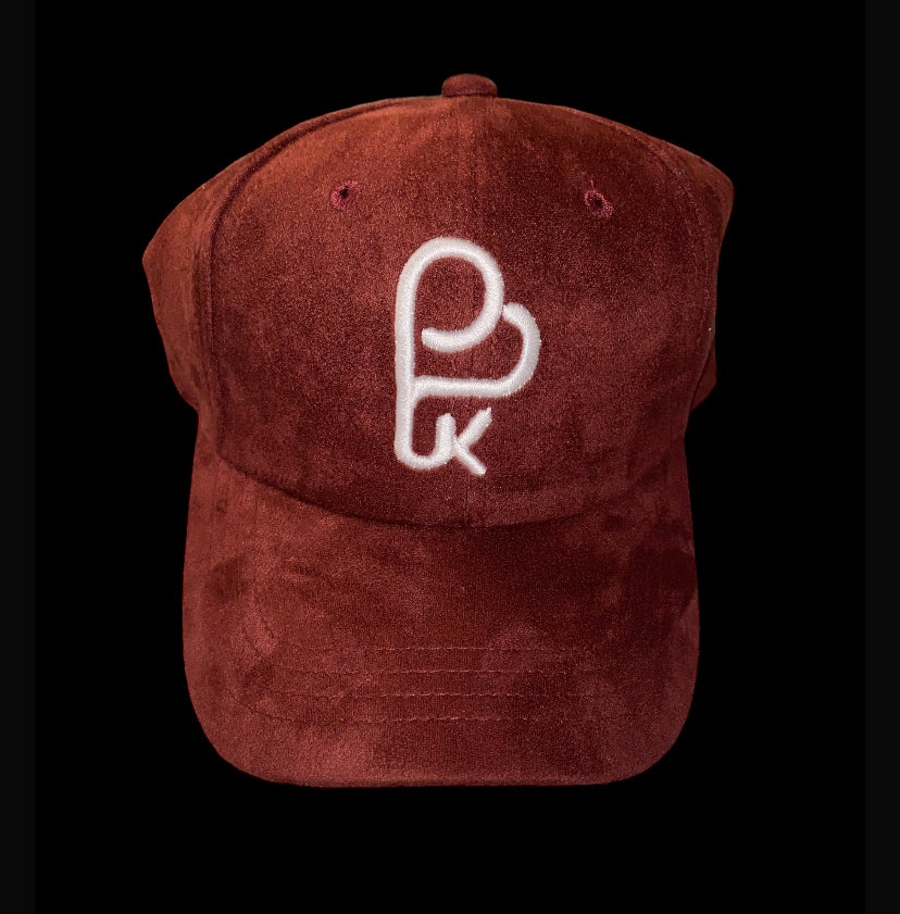 “Professional Kuddler” Logo Suade strapback cap