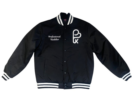 “Professional Kuddler” Logo varsity jacket