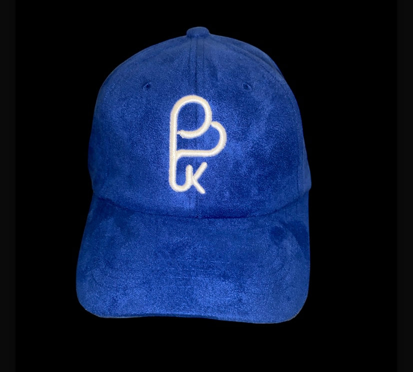 “Professional Kuddler” Logo Suade strapback cap